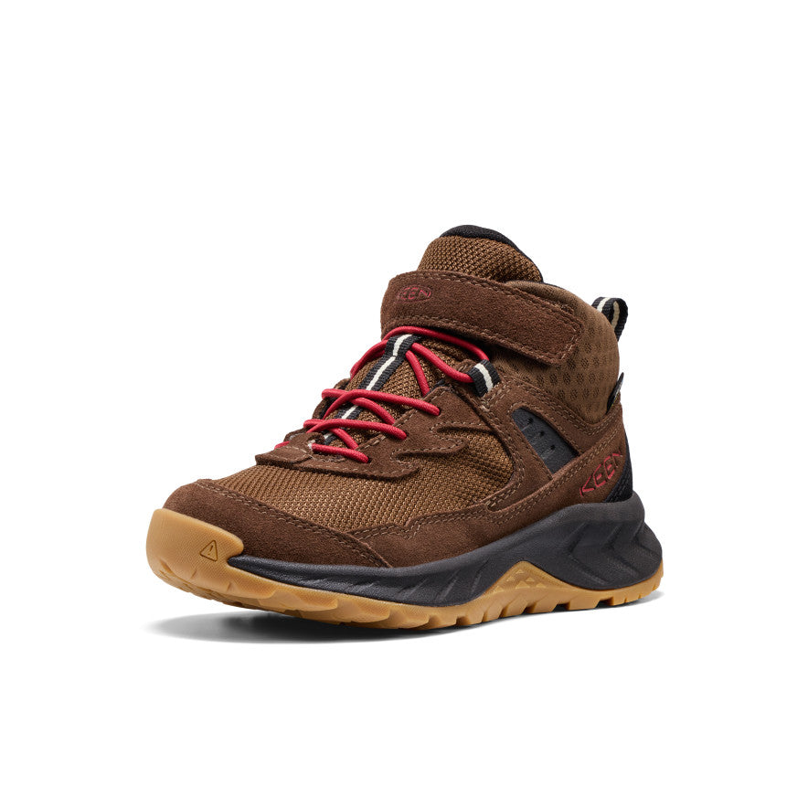 Little Kids' Hightrail Waterproof Hiking Boot Dark Earth/Garnet | Keen