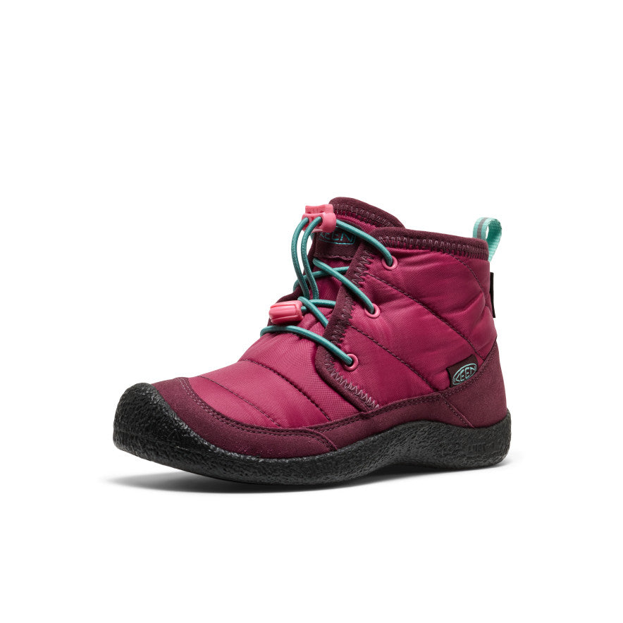 Big Kids' Howser II Waterproof Chukka Beaujolais/Pool Blue | Keen