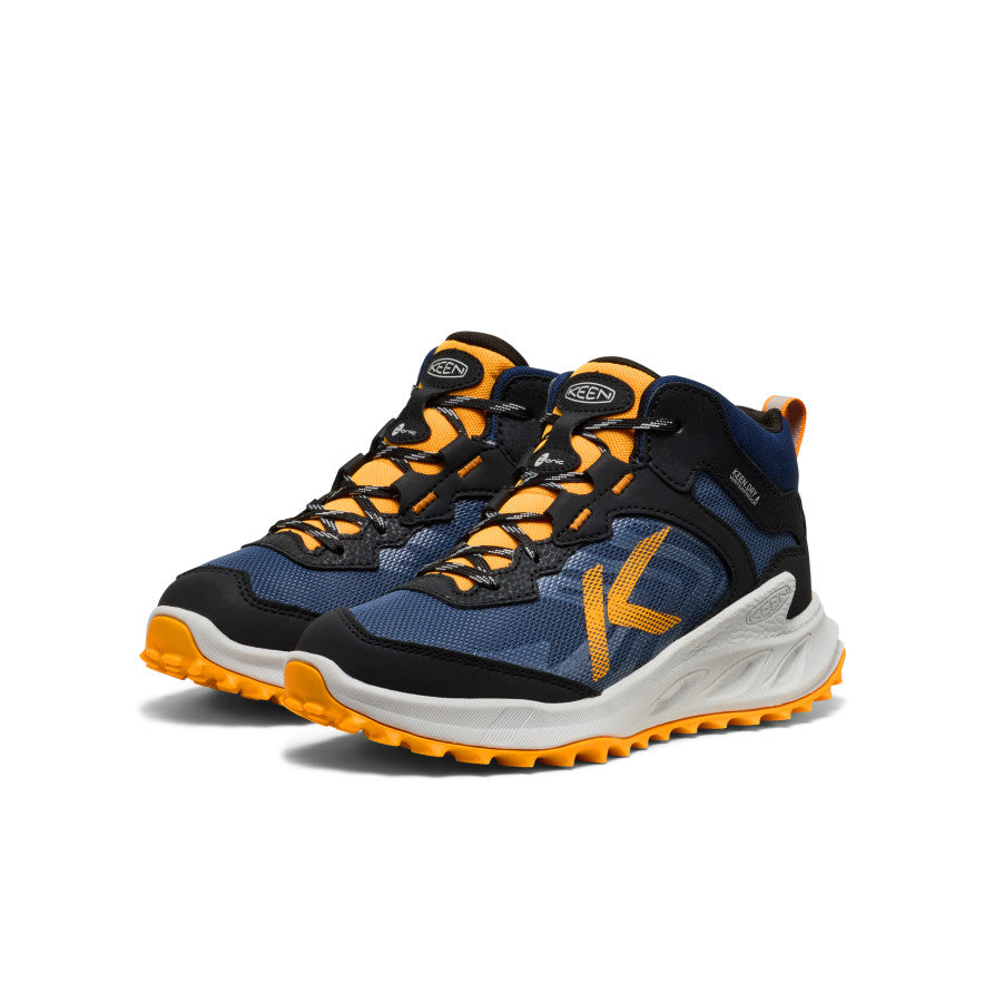 Big Kids' Zionic Waterproof Boot Naval Academy/Bright Marigold | Keen