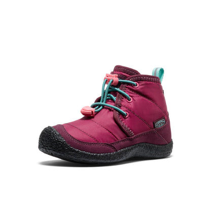 Little Kids' Howser II Waterproof Chukka Beaujolais/Pool Blue | Keen