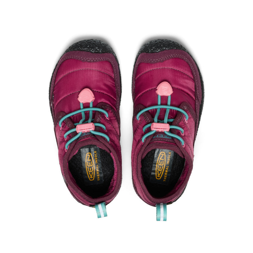 Little Kids' Howser II Waterproof Chukka Beaujolais/Pool Blue | Keen