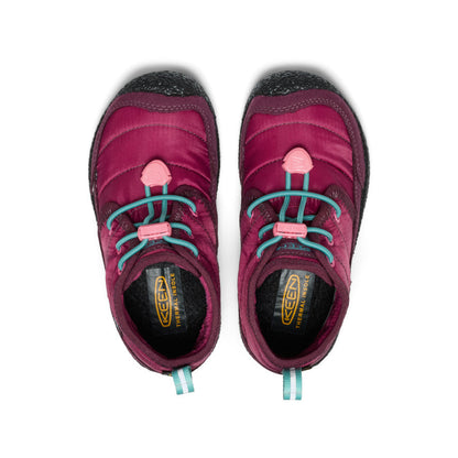 Little Kids' Howser II Waterproof Chukka Beaujolais/Pool Blue | Keen