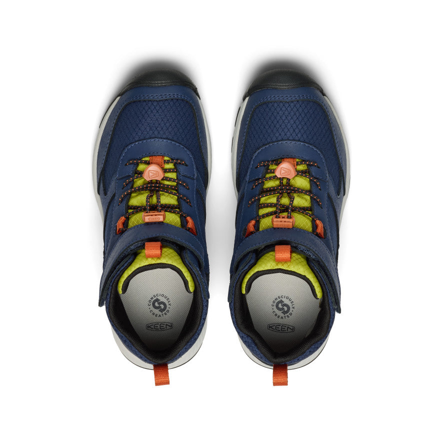 Big Kids' Skua Waterproof Boot Naval Academy/Rogue Green | Keen