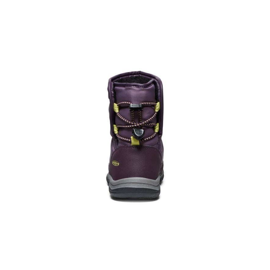 Little Kids' Puffrider Waterproof Winter Boot Black Plum/Daiquiri Green | Keen