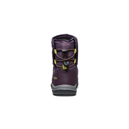 Little Kids' Puffrider Waterproof Winter Boot Black Plum/Daiquiri Green | Keen