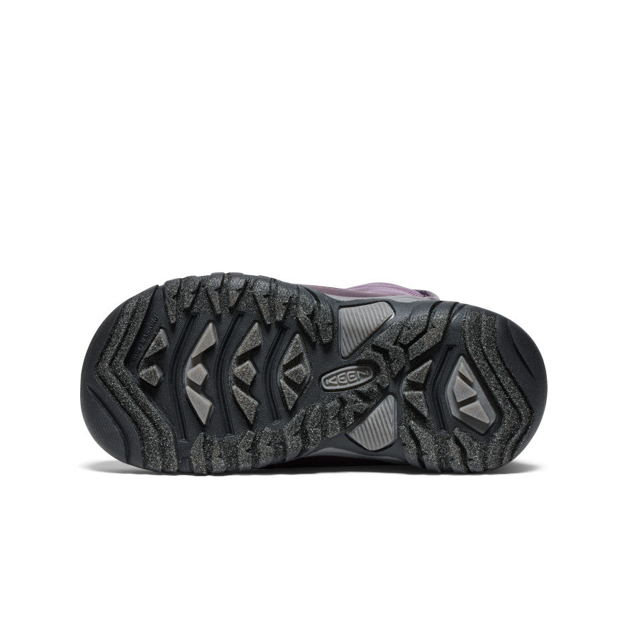 Little Kids' Puffrider Waterproof Winter Boot Black Plum/Daiquiri Green | Keen