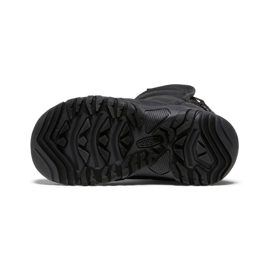 Little Kids' Puffrider Waterproof Winter Boot Black/Steel Grey | Keen