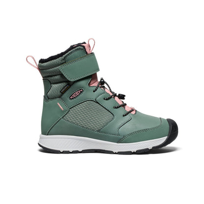 Big Kids' Skua Waterproof Winter Boot Dark Forest/Rose Elegance | Keen