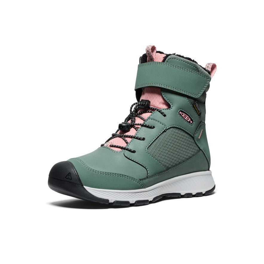 Big Kids' Skua Waterproof Winter Boot Dark Forest/Rose Elegance | Keen