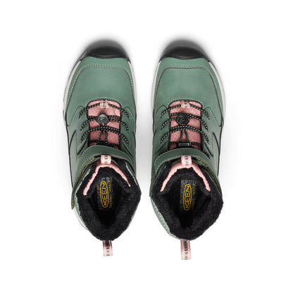 Big Kids' Skua Waterproof Winter Boot Dark Forest/Rose Elegance | Keen