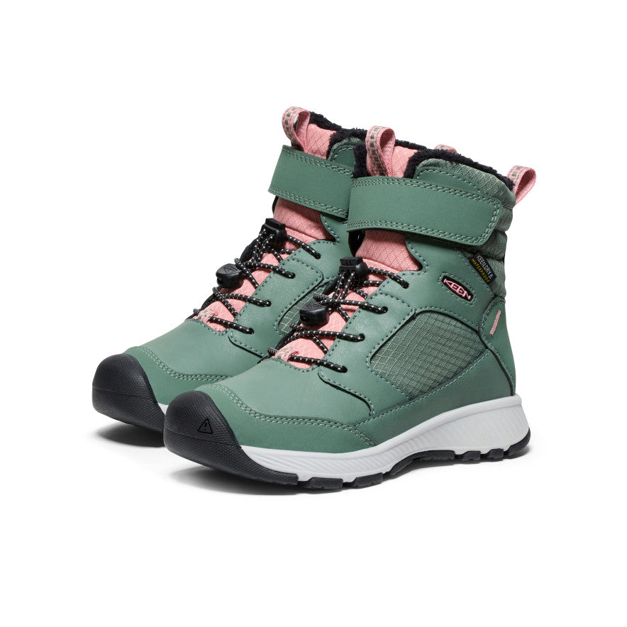 Little Kids' Skua Waterproof Winter Boot Dark Forest/Rose Elegance | Keen