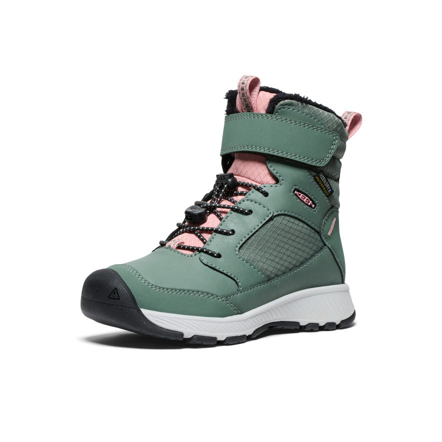 Little Kids' Skua Waterproof Winter Boot Dark Forest/Rose Elegance | Keen