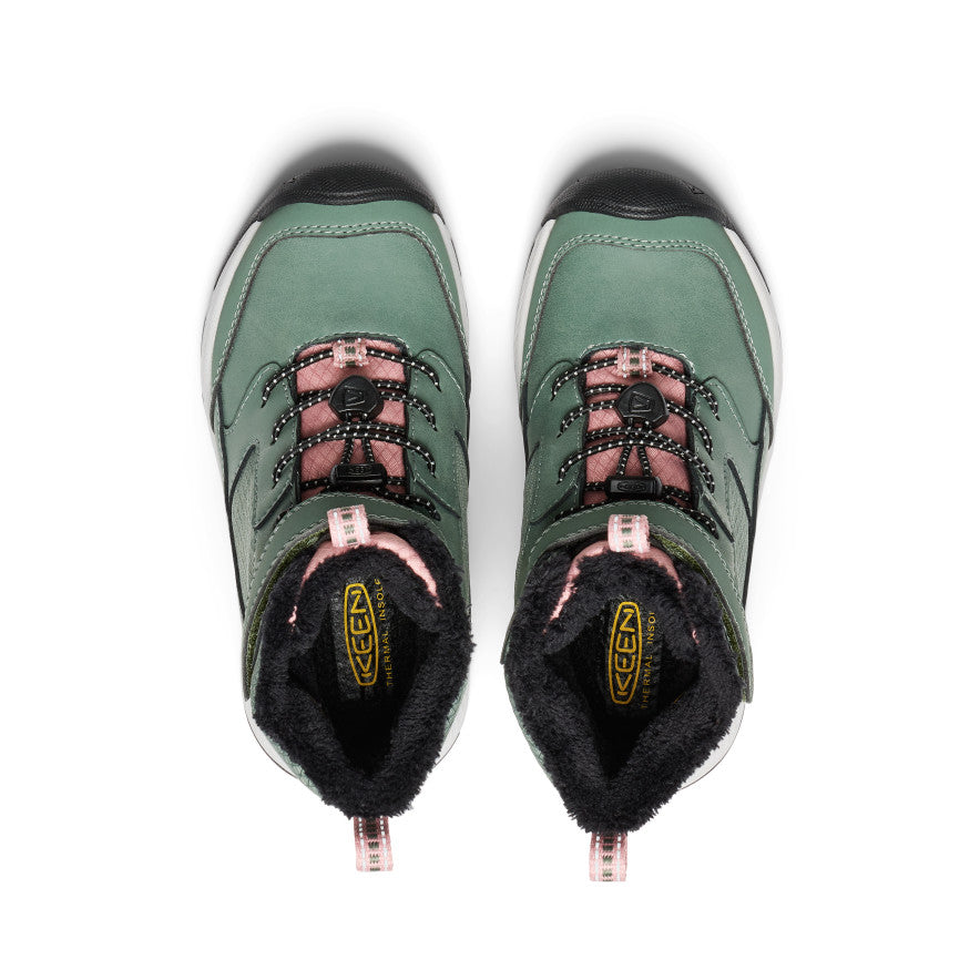 Little Kids' Skua Waterproof Winter Boot Dark Forest/Rose Elegance | Keen