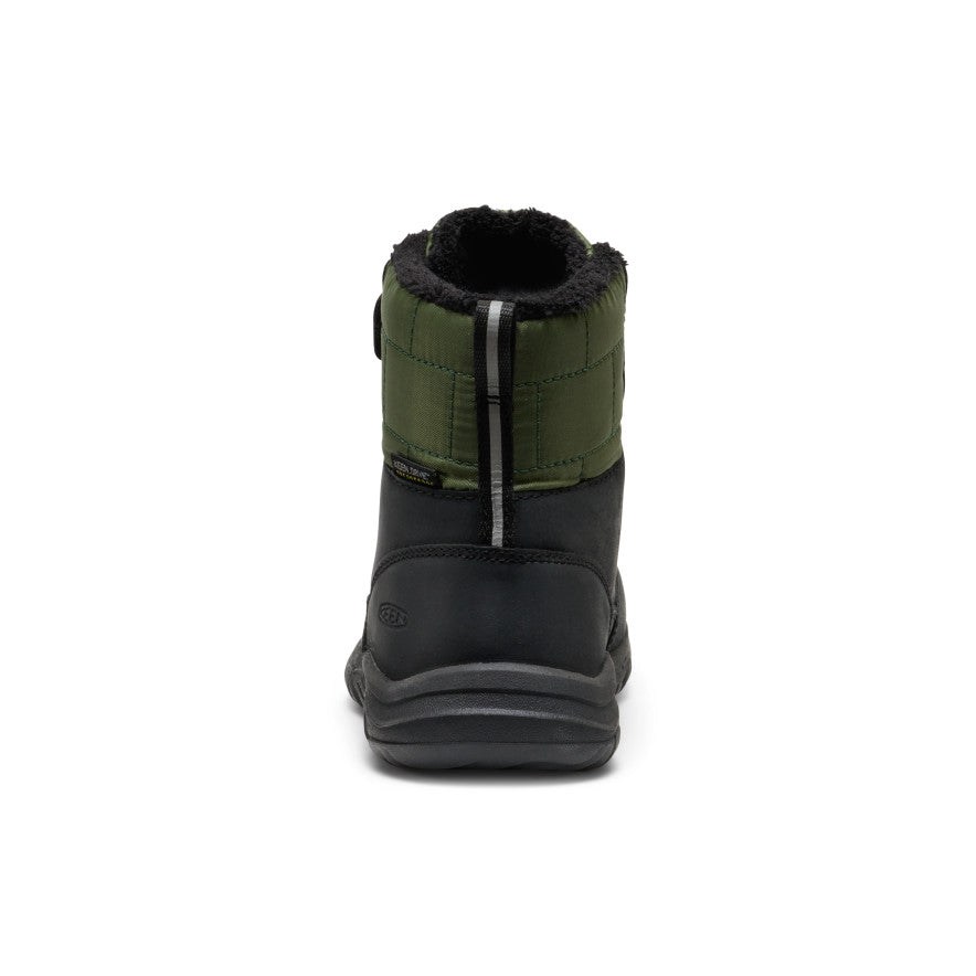 Little Kids' Kanibou Waterproof Winter Boot Black/Bronze Green | Keen