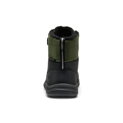 Little Kids' Kanibou Waterproof Winter Boot Black/Bronze Green | Keen