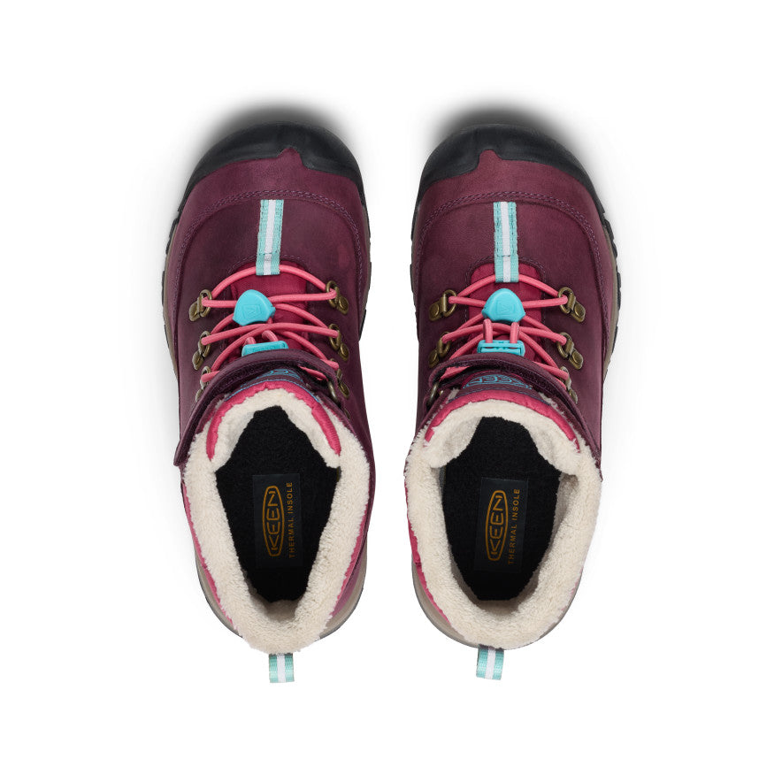 Big Kids' Kanibou Waterproof Winter Boot Fig/Pink Lemonade | Keen