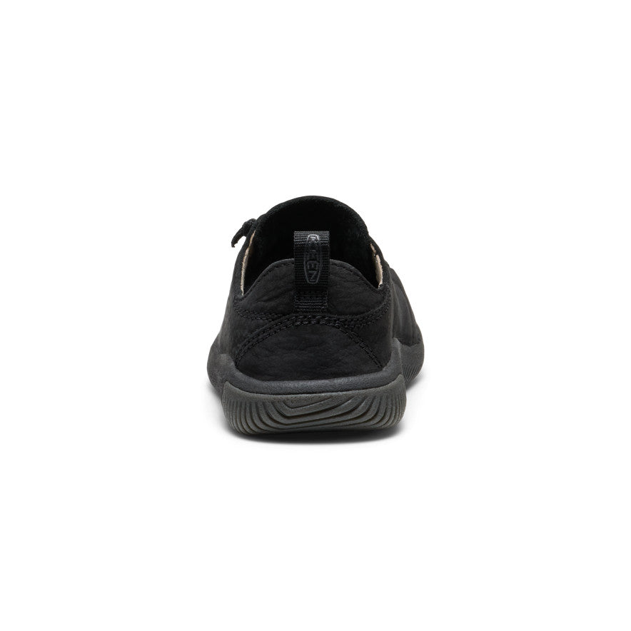 Little Kids' KNX Leather Sneaker Triple Black | Keen