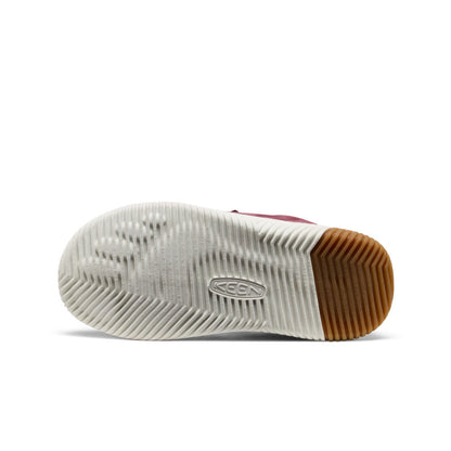 Big Kids' KNX Leather Sneaker Fig/Star White | Keen