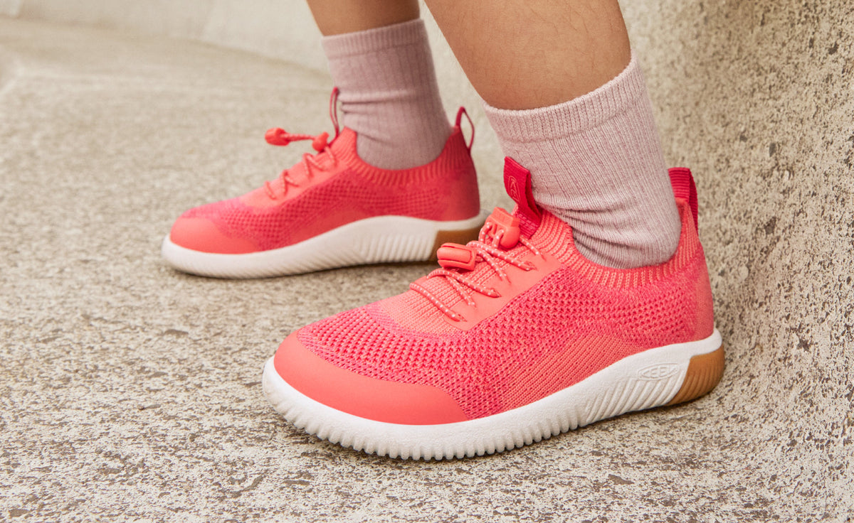 Big Kids' KNX Knit Sneaker Iguana/Evening Primrose | Keen
