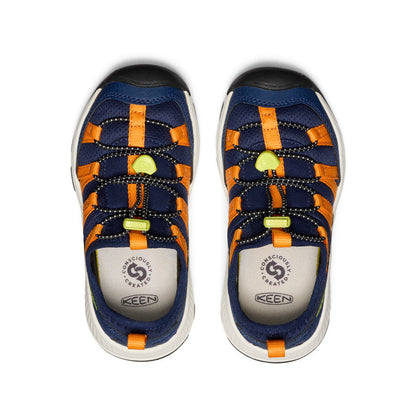 Little Kids' Motozoa Sneaker Naval Academy/Bright Marigold | Keen