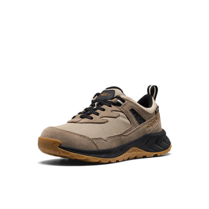 Big Kids' Hightrail Waterproof Hiking Shoe Brindle/Oak Buff | Keen