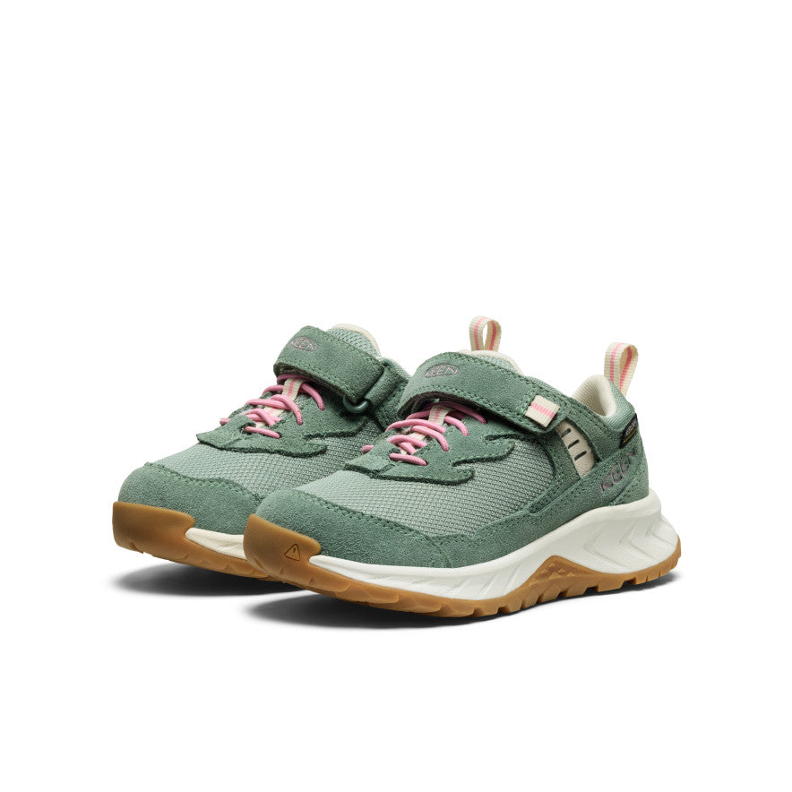 Little Kids' Hightrail Waterproof Hiking Shoe Lily Pad/Cashmere Rose | Keen