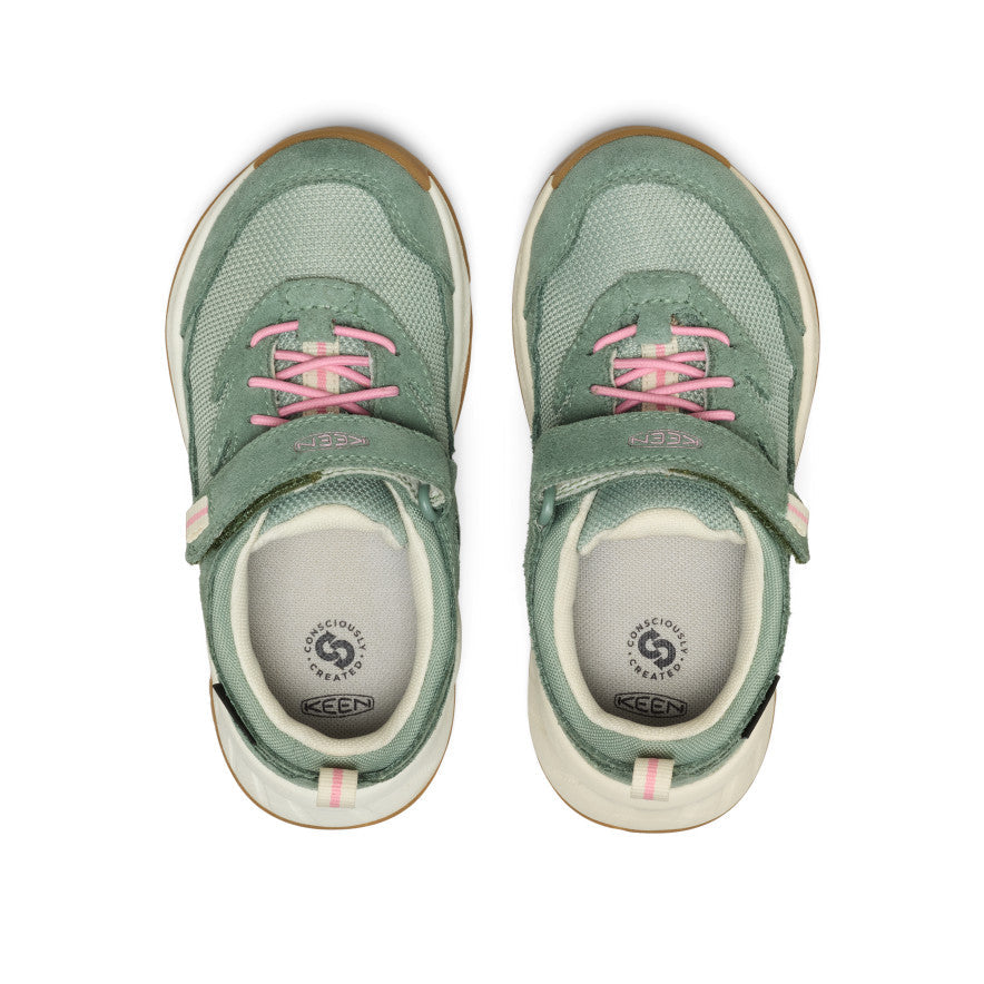 Little Kids' Hightrail Waterproof Hiking Shoe Lily Pad/Cashmere Rose | Keen