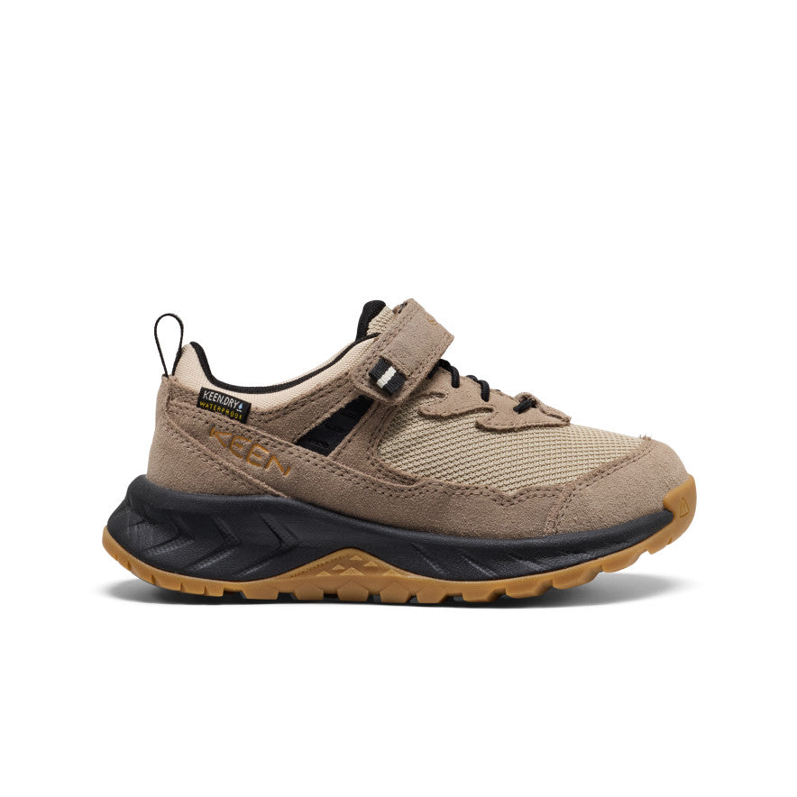 Little Kids' Hightrail Waterproof Hiking Shoe Brindle/Oak Buff | Keen