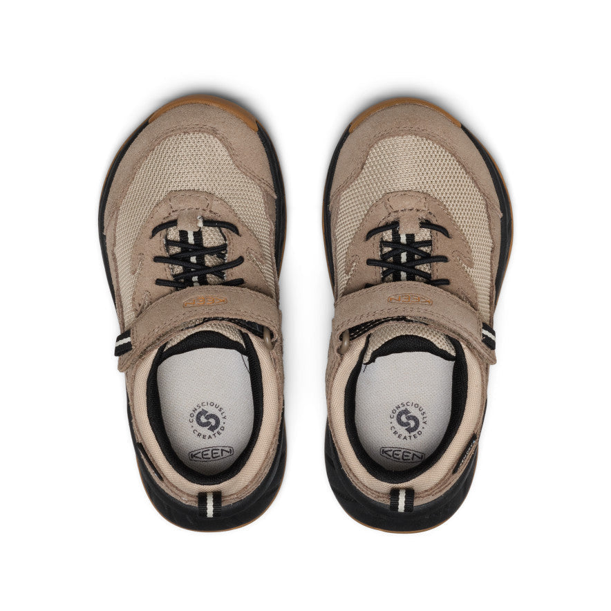 Little Kids' Hightrail Waterproof Hiking Shoe Brindle/Oak Buff | Keen