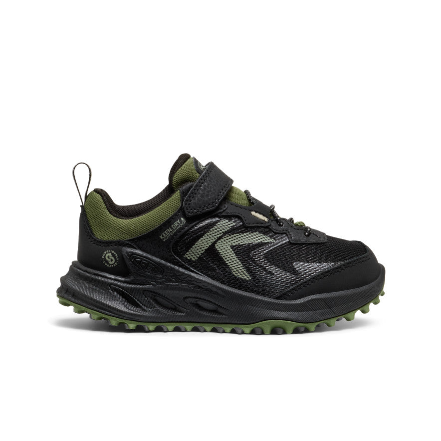 Little Kids' Zionic Waterproof Shoe Black/Bronze Green | Keen