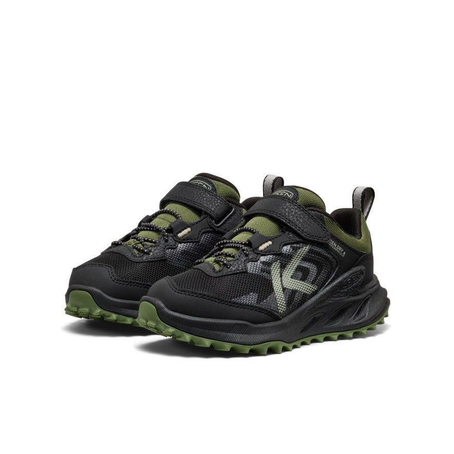 Little Kids' Zionic Waterproof Shoe Black/Bronze Green | Keen