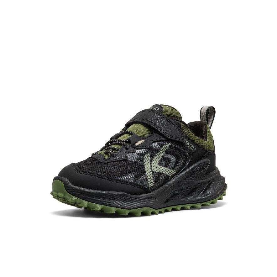 Little Kids' Zionic Waterproof Shoe Black/Bronze Green | Keen