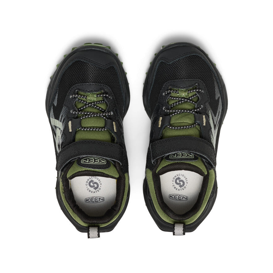 Little Kids' Zionic Waterproof Shoe Black/Bronze Green | Keen