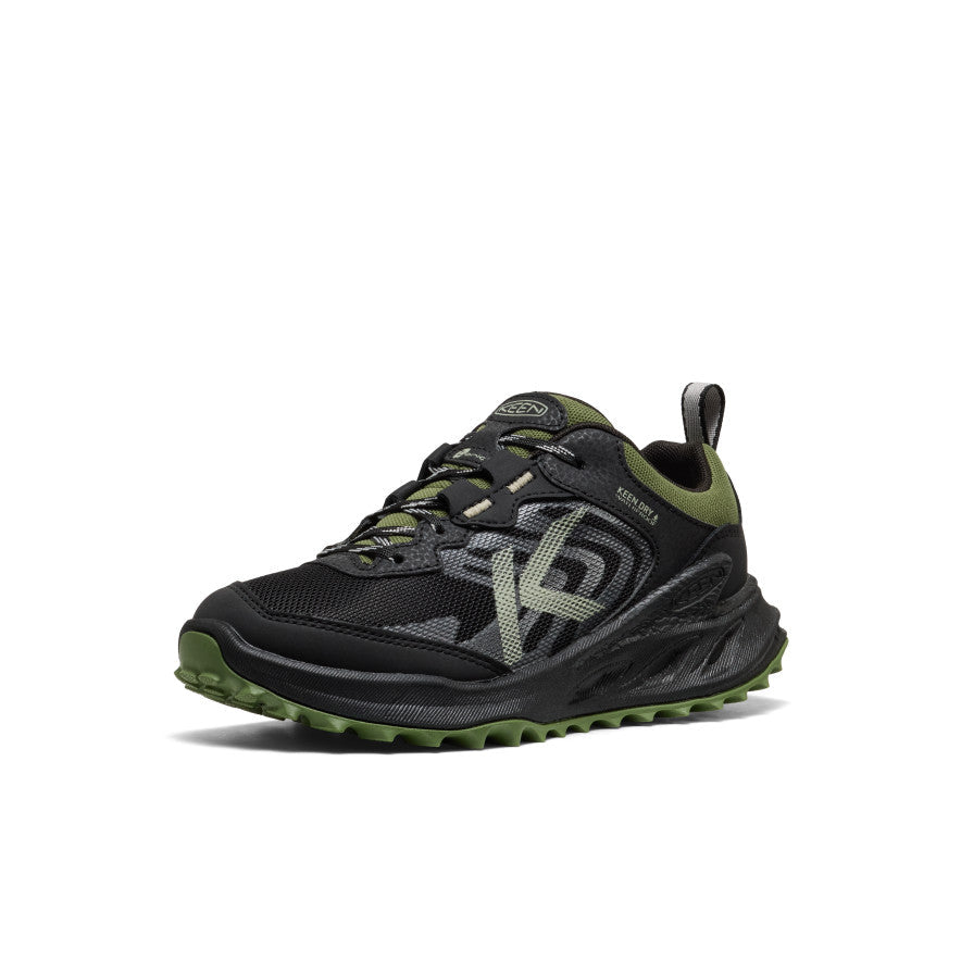 Big Kids' Zionic Waterproof Shoe Black/Bronze Green | Keen