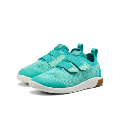 Big Kids' KNX Knit Double Strap Bright Aqua/Cabbage | Keen