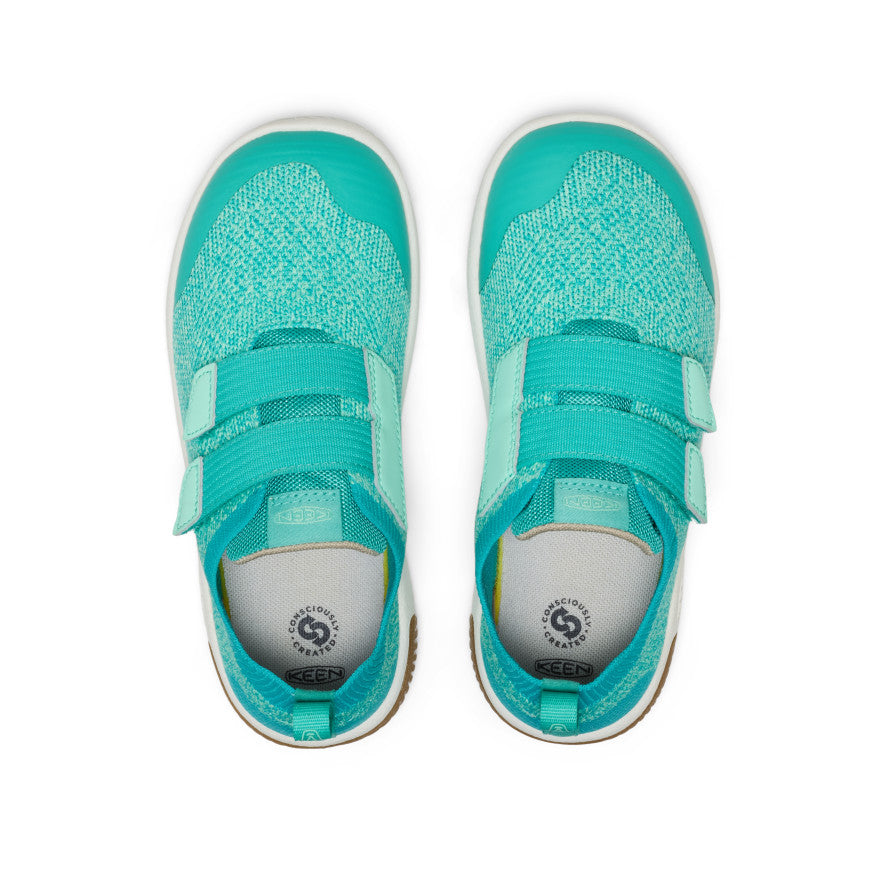 Big Kids' KNX Knit Double Strap Bright Aqua/Cabbage | Keen