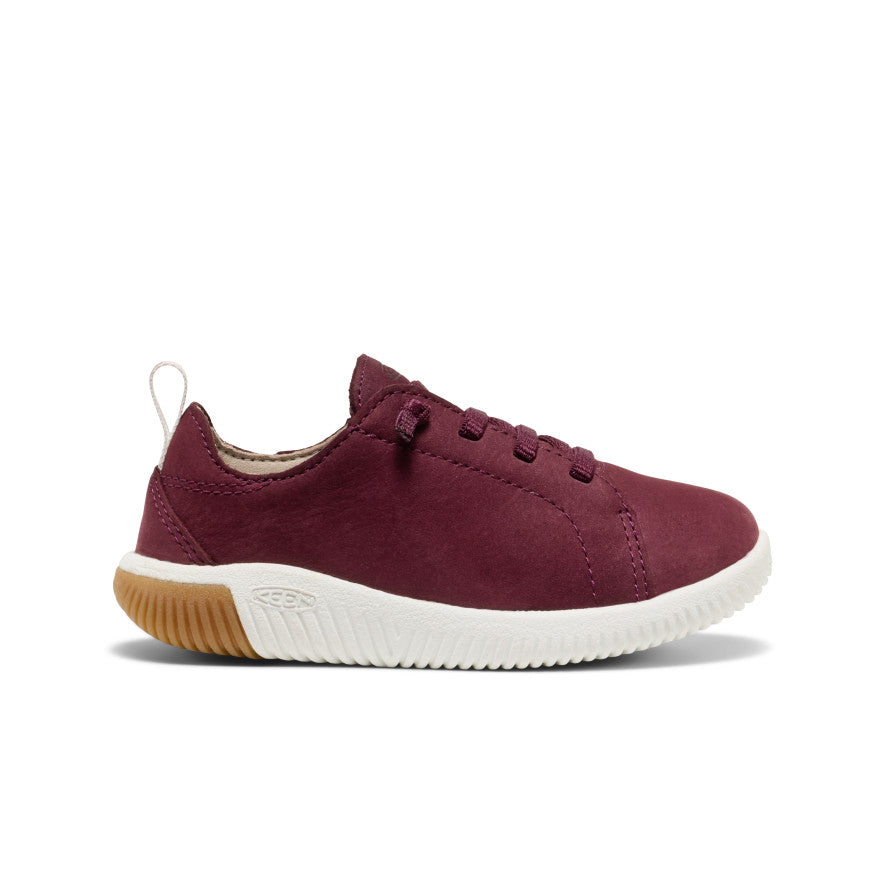Little Kids' KNX Leather Sneaker Fig/Star White | Keen