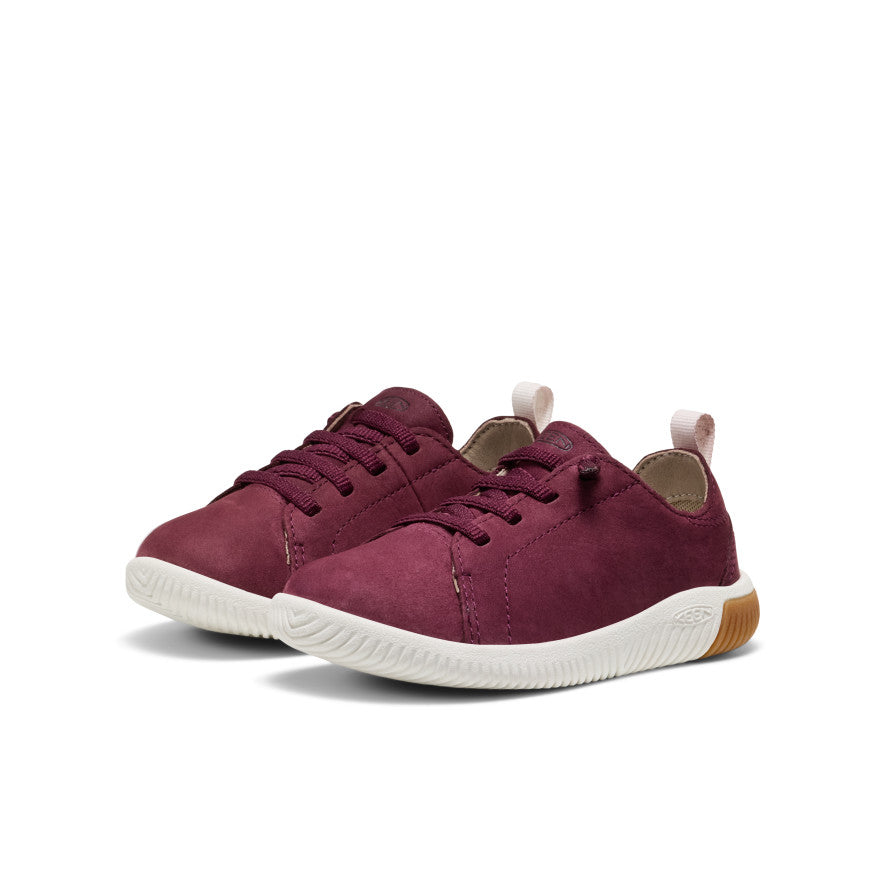 Little Kids' KNX Leather Sneaker Fig/Star White | Keen