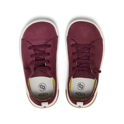 Little Kids' KNX Leather Sneaker Fig/Star White | Keen
