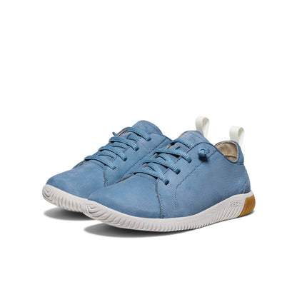 Big Kids' KNX Leather Sneaker Coronet Blue/Vapor | Keen