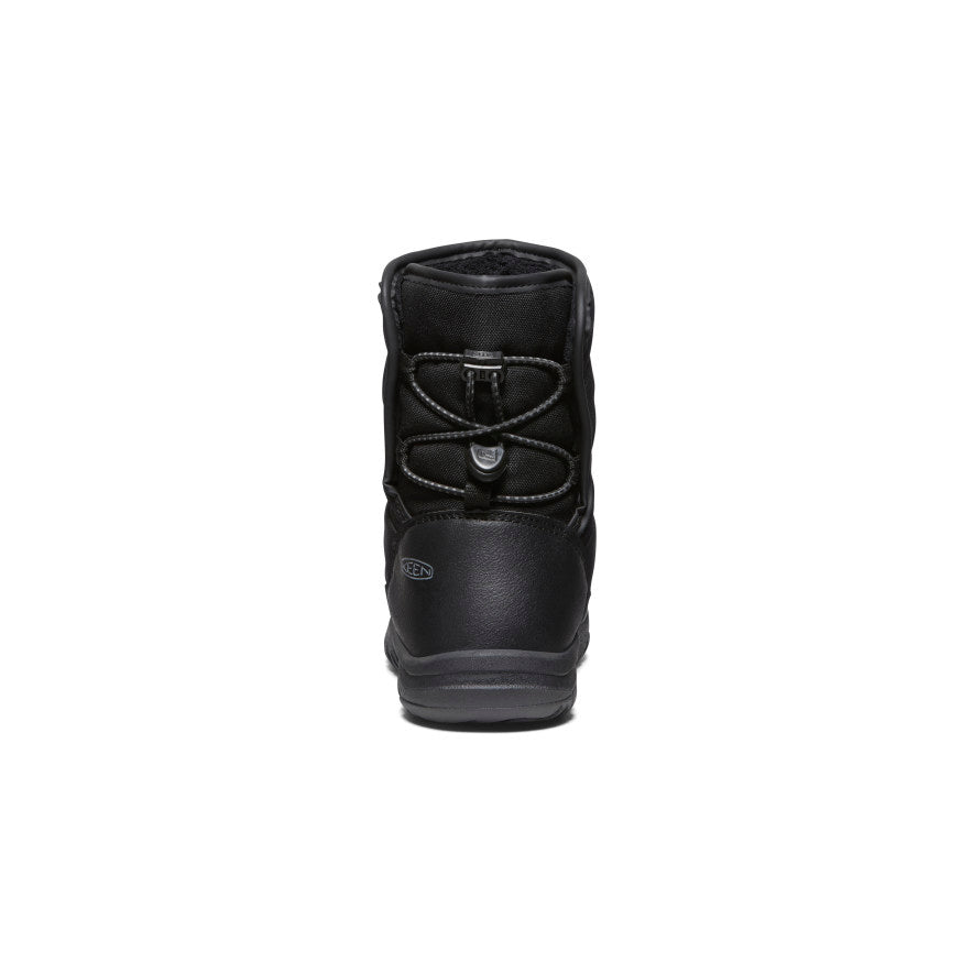 Big Kids' Puffrider Waterproof Winter Boot Black/Steel Grey | Keen