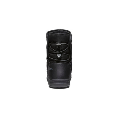 Big Kids' Puffrider Waterproof Winter Boot Black/Steel Grey | Keen