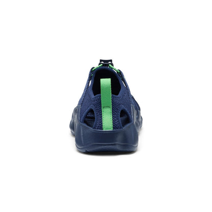 Big Kids' Hyperport H2 Sandal Naval Academy/Vibrant Green | Keen