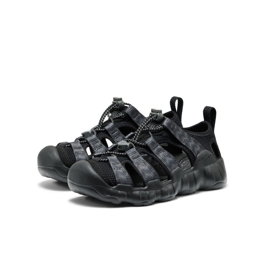 Big Kids' Hyperport H2 Sandal Black/Steel Grey | Keen