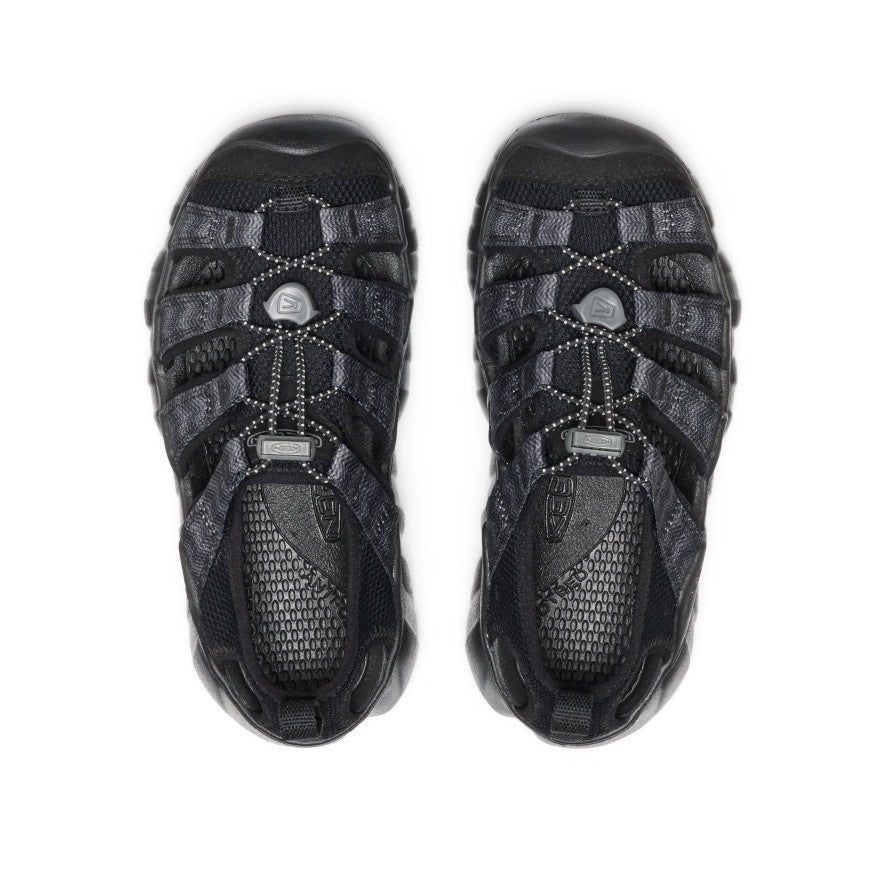Big Kids' Hyperport H2 Sandal Black/Steel Grey | Keen