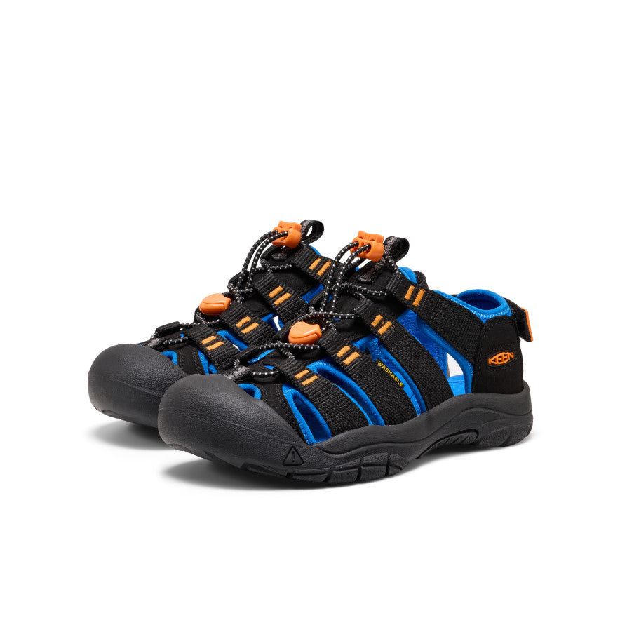 Big Kids' Newport Boundless Sandal Black/Precious Blue | Keen