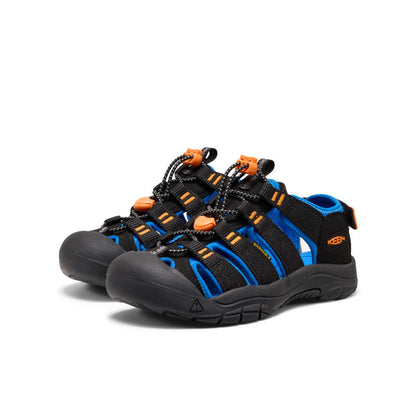 Big Kids' Newport Boundless Sandal Black/Precious Blue | Keen