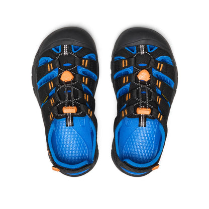 Big Kids' Newport Boundless Sandal Black/Precious Blue | Keen