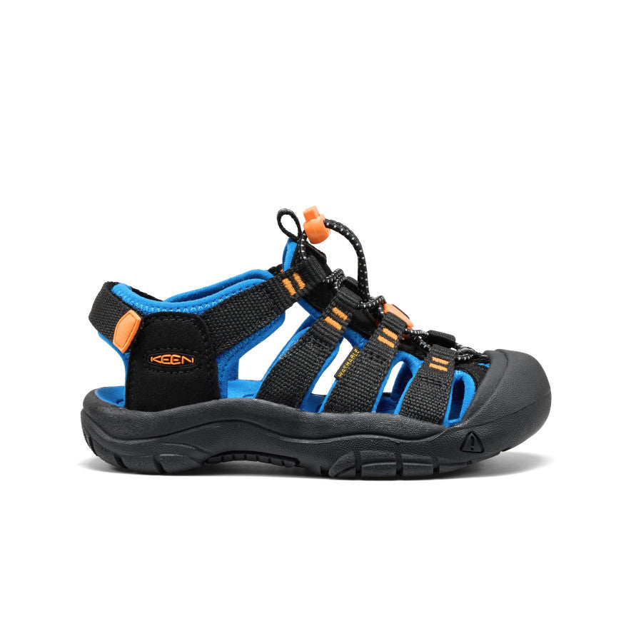 Little Kids' Newport Boundless Sandal Black/Precious Blue | Keen