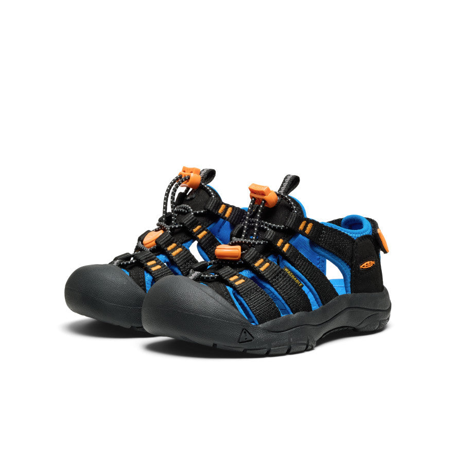 Little Kids' Newport Boundless Sandal Black/Precious Blue | Keen